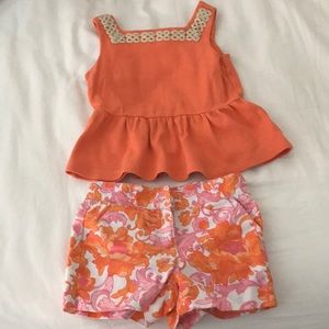Janie and Jack Shorts set
